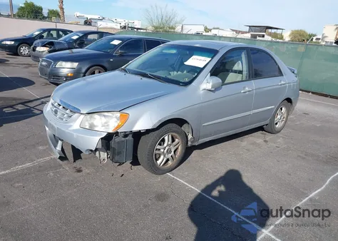2004 Kia Spectra Ex/Lx z USA, uszkodzony, nr VIN KNAFE122745044390